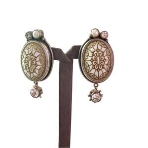 Mars & Valentine 925 Sterling Silver Bracelet Clip on Earrings